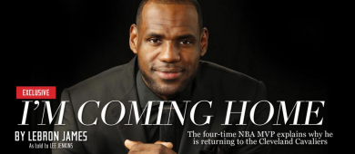 Lebron James torna ai Cleveland Cavs