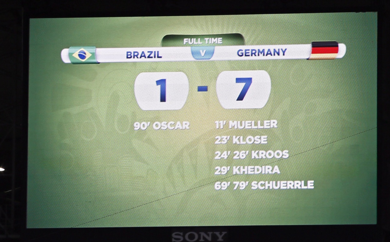 Germania show: Brasile, resa umiliante!