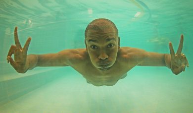 La nazionale brasiliana in piscina a Granja Comary