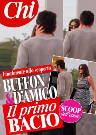 Gigi Buffon e Ilaria D’Amico: c’è la foto del bacio