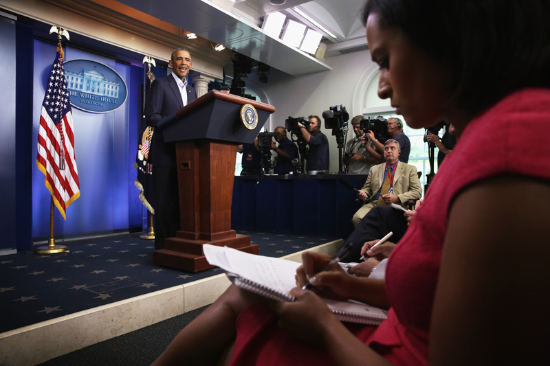 La crisi mediatica di Obama tra Ferguson e Medioriente La crisi mediatica di Obama tra Ferguson e Medioriente