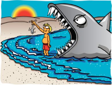 Storia di un popolo pagliaccio che si crede uno squalo