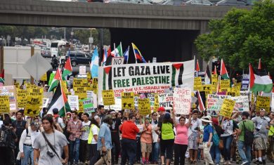 I giovani usa stanno con i palestinesi