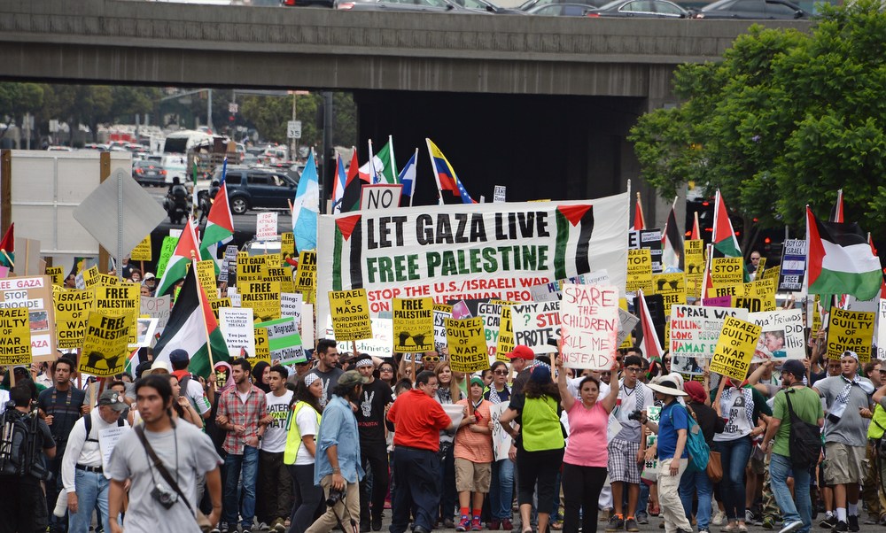 I giovani usa stanno con i palestinesi