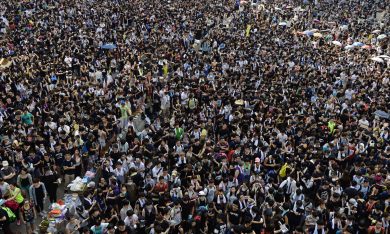 Hong Hong, le foto dei manifestanti per la democrazia