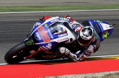 Gp Aragona: Lorenzo primo sotto la pioggia
