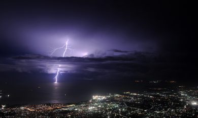 Fulmini su Haiti e altre foto del giorno, 25.09.2014