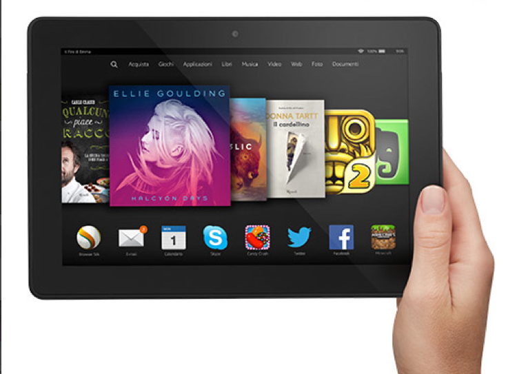 Amazon: quattro nuovi tablet e un e-reader