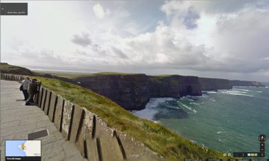 Google Street View sulle Scogliere di Moher