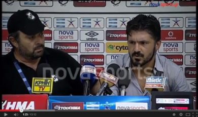 Lo sfogo di Gattuso in anglo-italiano: “Cazzate… Me work” – VIDEO