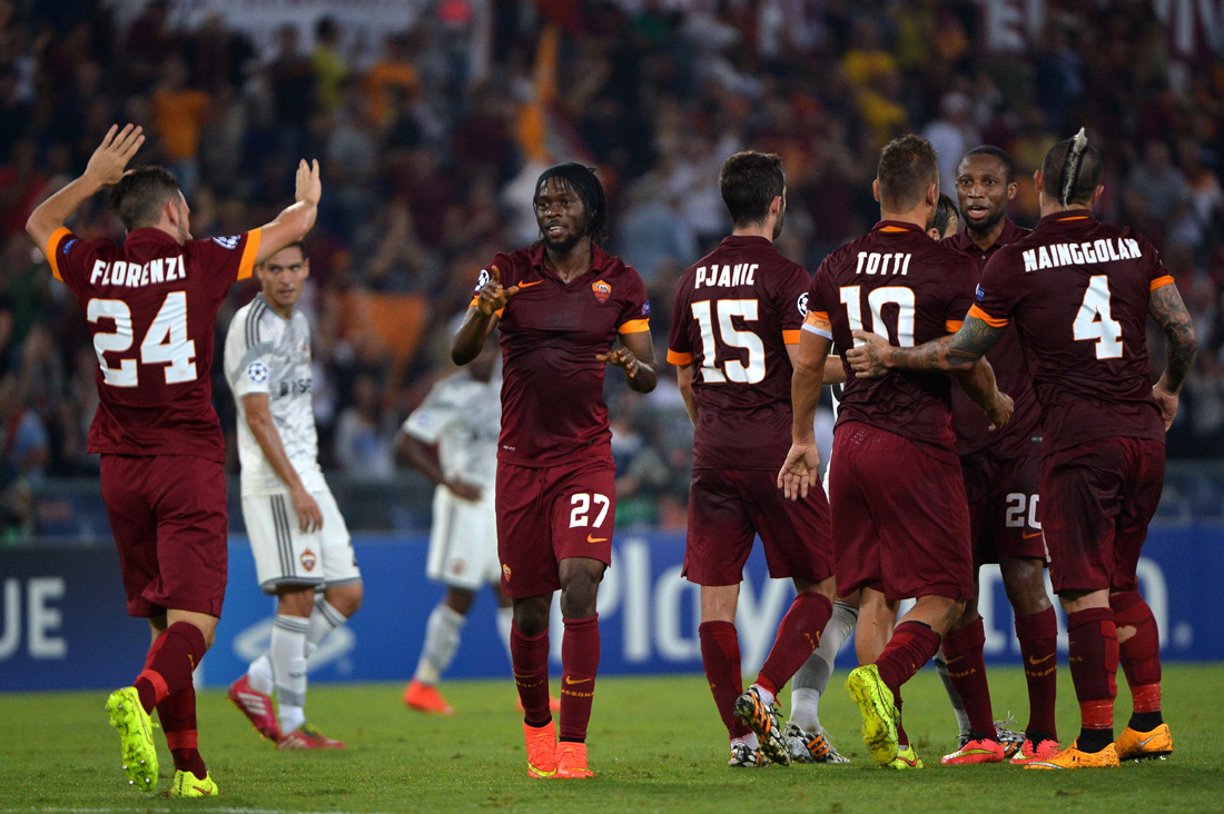 Roma-Cska Mosca 5-1, i gol Roma-Cska Mosca 5-1, i gol
