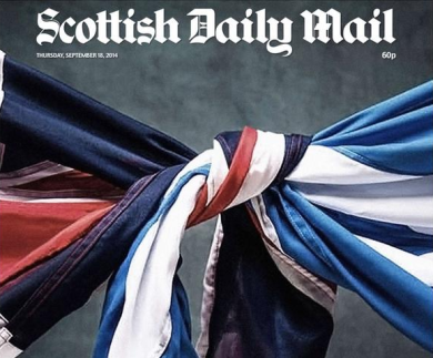 Scozia al voto: le prime pagine dei giornali inglesi