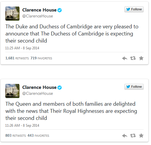 In arrivo il secondo figlio per Kate e William: è ufficiale In arrivo il secondo figlio per Kate e William: è ufficiale