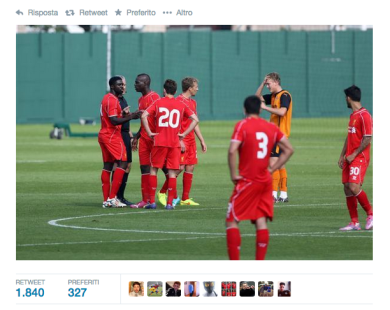 La prima “Balotellata” al Liverpool