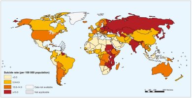 Un suicidio ogni 40 secondi. Così ogni anno sparisce una città…