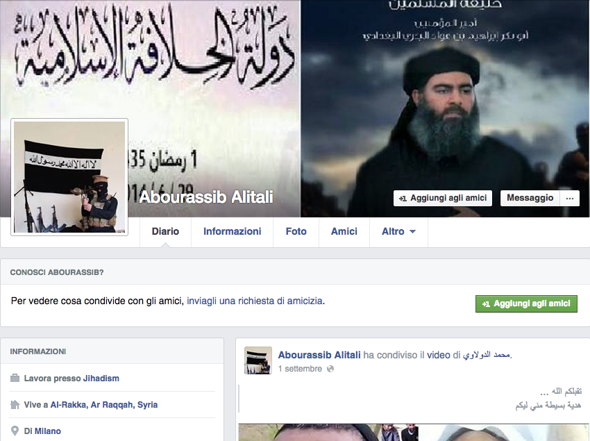 Storia di Alitali, soldato “italiano” dell’Isis Storia di Alitali, soldato “italiano” dell’Isis