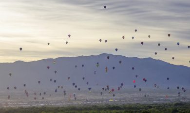 L’invasione delle mongolfiere nel cielo del Nuovo Messico
