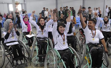 Kabul: il campionato di basket per mutilati di guerra