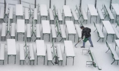 Le prime nevi d’autunno sull’Europa