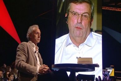 Ascolti 16/10: la lite Santoro -Travaglio non salva il flop