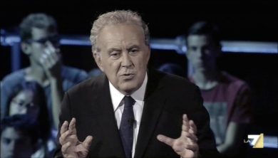 Lite con Santoro, Travaglio lascia in diretta lo studio