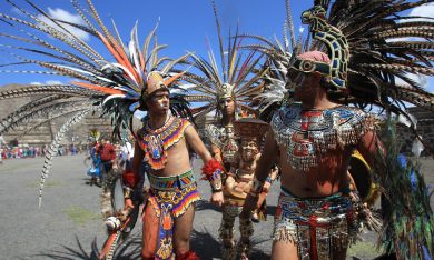 La cerimonia del Fuoco Nuovo in Messico