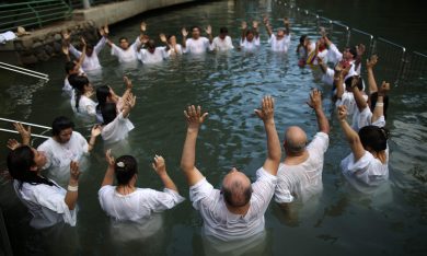 A battesimo nel Giordano