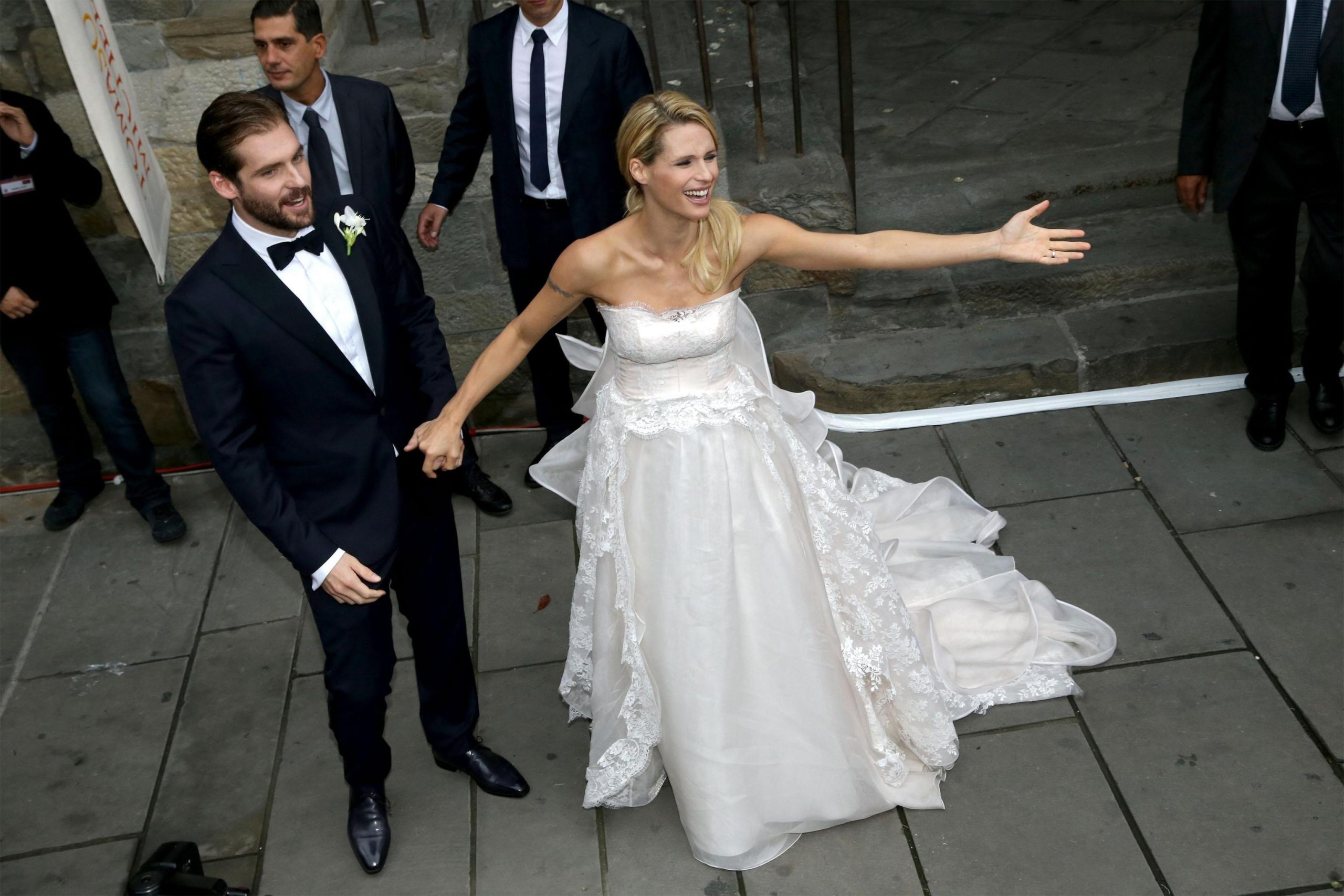 Michelle Hunziker e Tomaso Trussardi: le prime foto del matrimonio