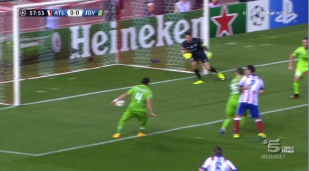 Atletico Madrid-Juventus 1-0, la moviola