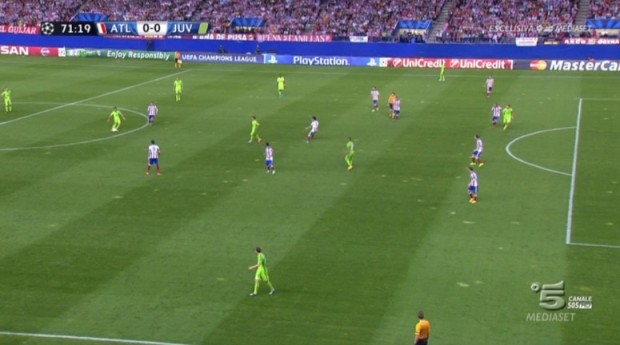 Atletico Madrid-Juventus 1-0, la moviola