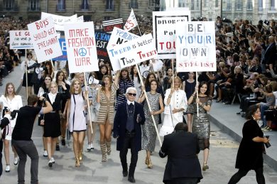 Karl Lagerfeld e la sfilata “femminista”