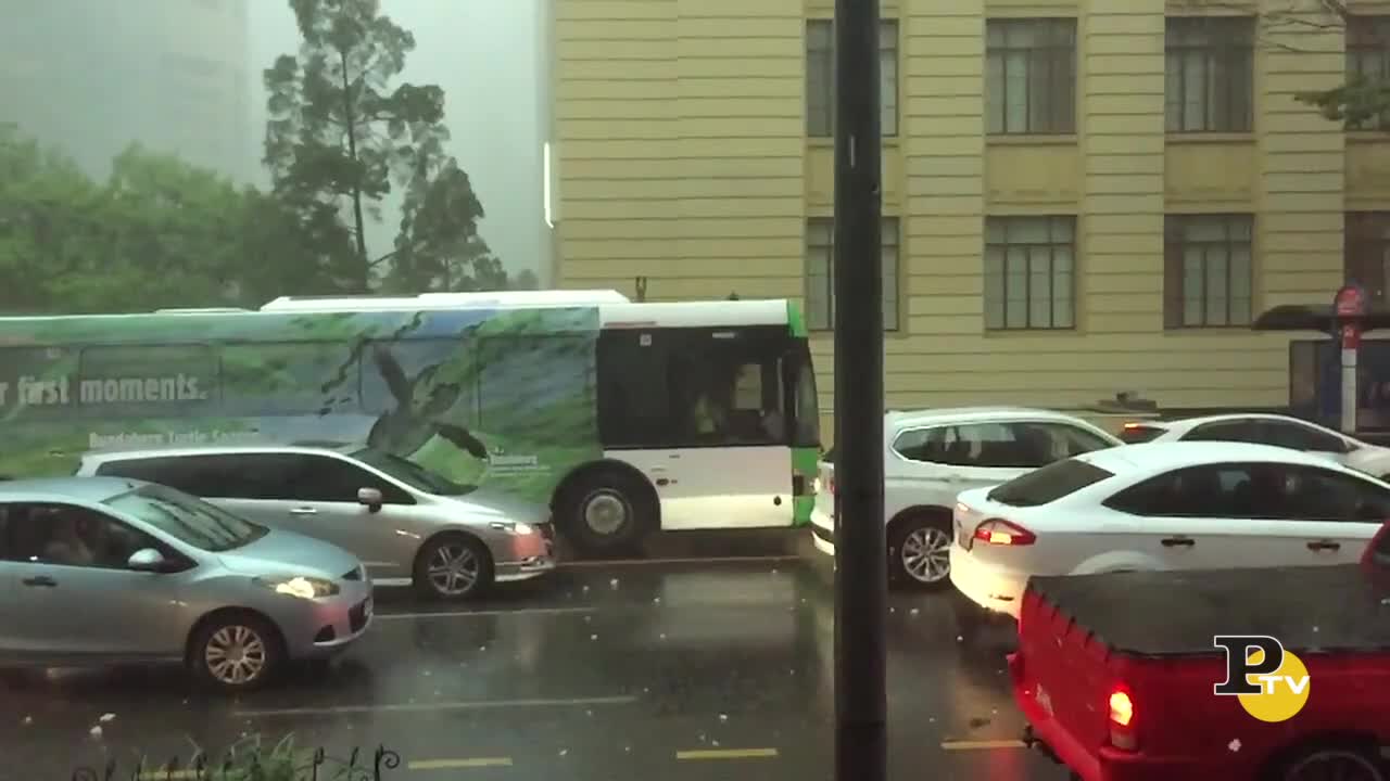 Brisbane e la grandinata record