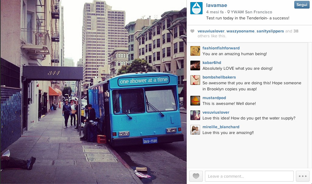 “Lava Mae”, docce gratis per i senza tetto di San Francisco