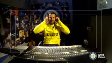In attesa di Milan-Inter Handanovic fa il dj