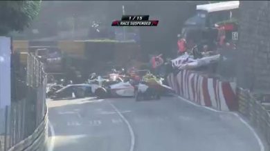 Formula 3: incidente multiplo a Macao
