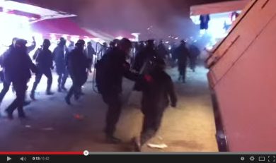 Italia-Croazia: il video degli scontri dopo la partita