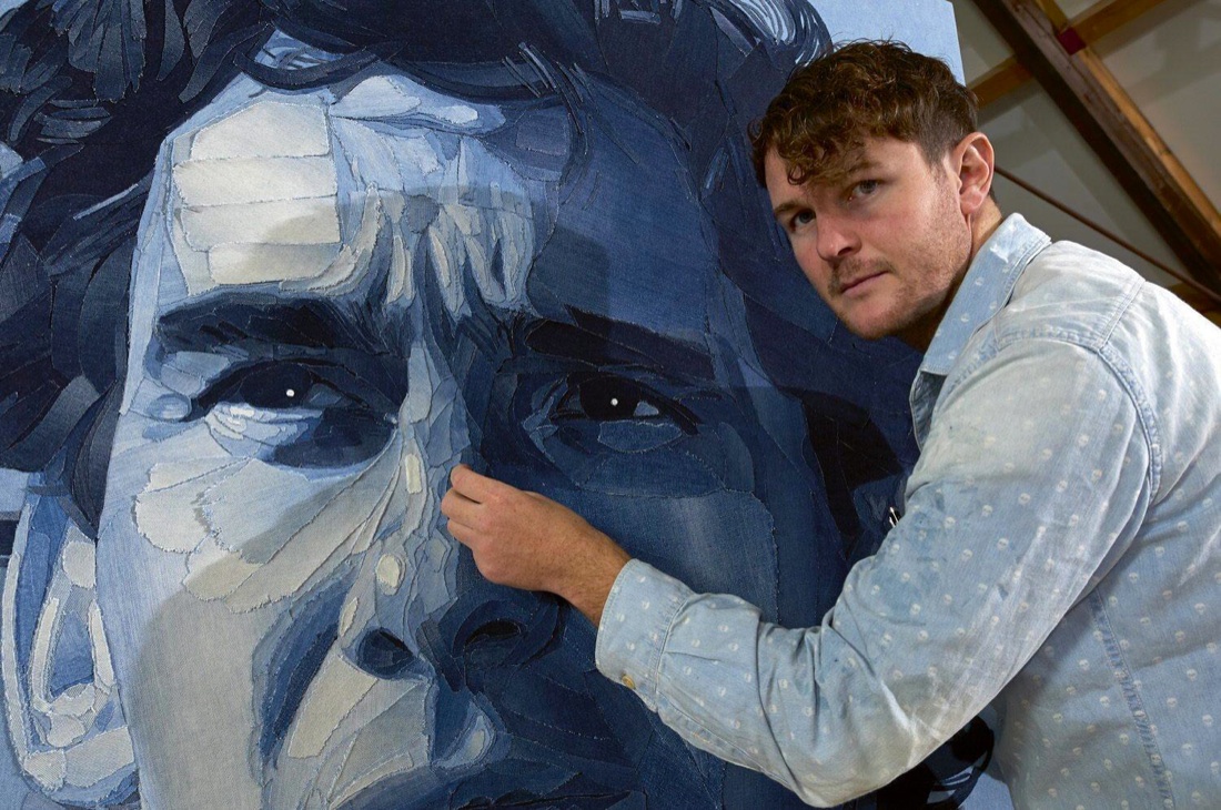 Ayrton Senna: ritratto in “denim”