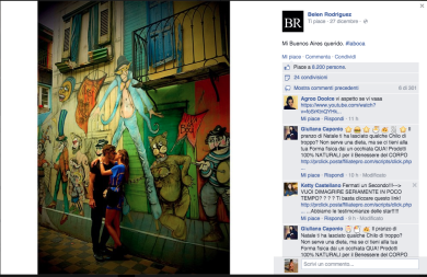 Belén Rodriguez e Stefano De Martino: vacanze di Natale social in Argentina