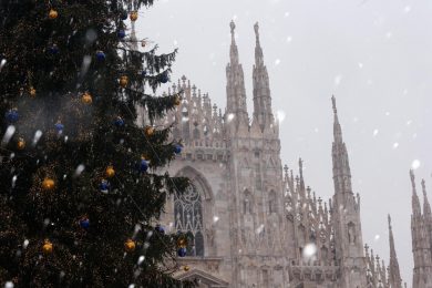 Maltempo, prima neve della stagione: le foto
