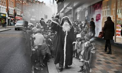 Il Natale per le strade di Londra, ieri e oggi