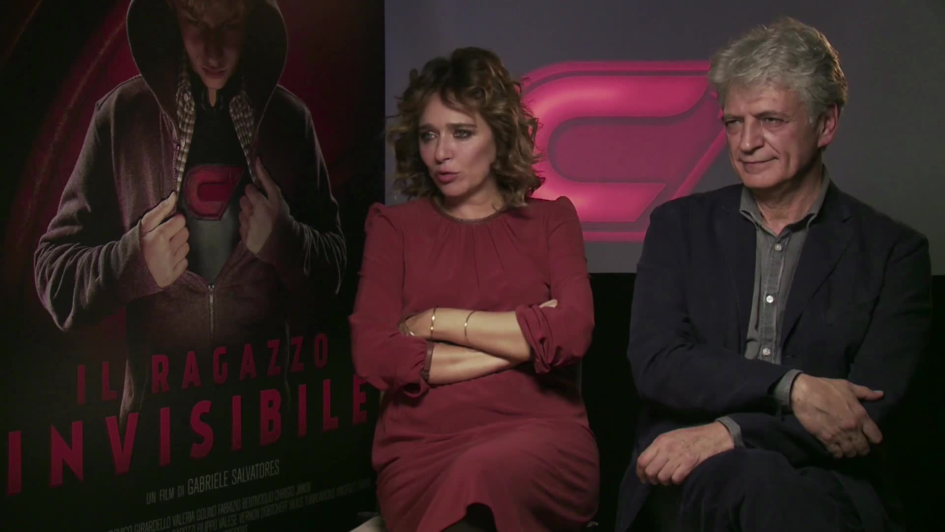 Il ragazzo invisibile, intervista a Valeria Golino e Fabrizio Bentivoglio Il ragazzo invisibile, intervista a Valeria Golino e Fabrizio Bentivoglio