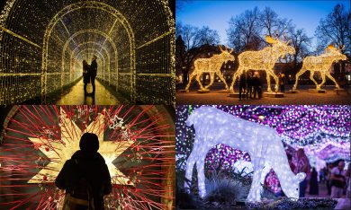 Le luci di Natale nelle foto più belle