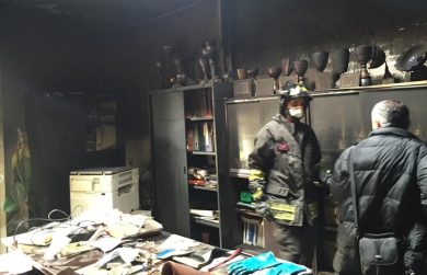 Un incendio doloso distrugge la sede del Club Scherma Jesi