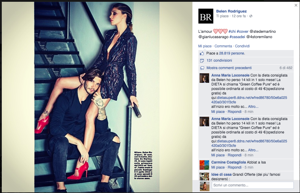 Belén Rodriguez e Stefano De Martino: “Un figlio nel 2015”