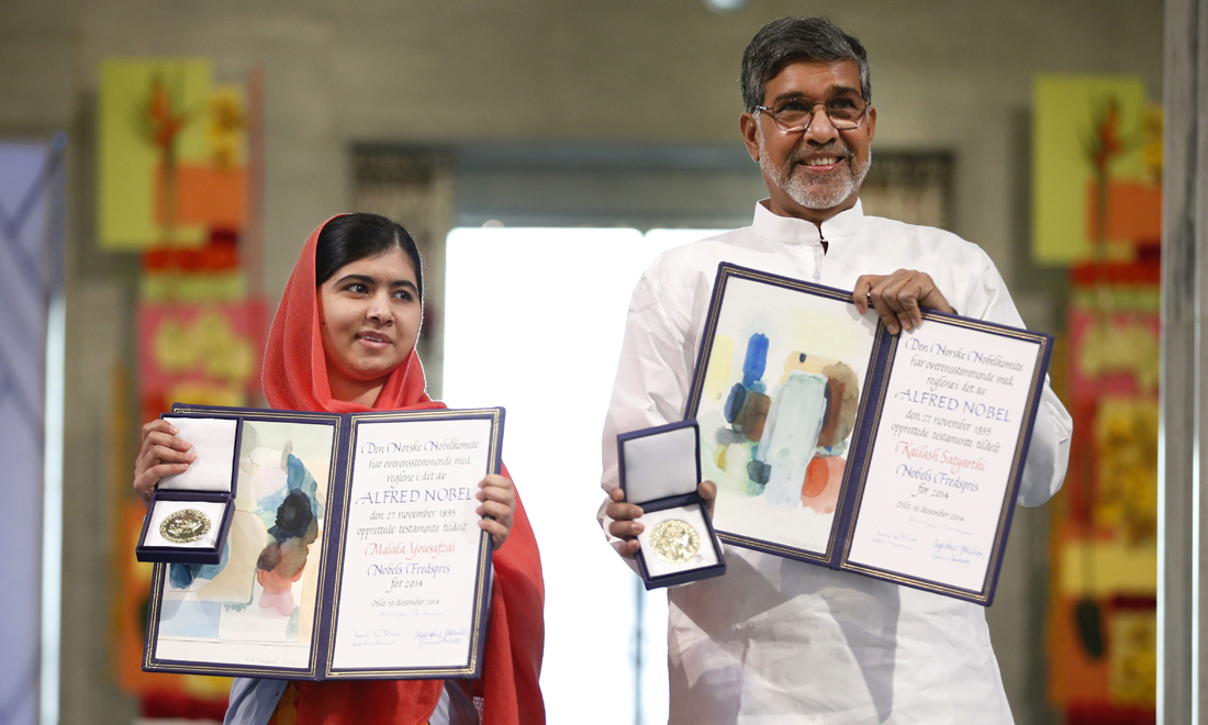 Nobel per la pace: la premiazione di Malala e Kailash Satyarthi – Foto Nobel per la pace: la premiazione di Malala e Kailash Satyarthi – Foto