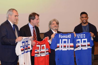 Eto’o è tornato: “Sono qui per sognare insieme alla Sampdoria”