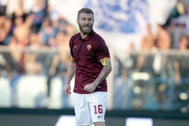Roma: De Rossi fuori per 2-3 settimane