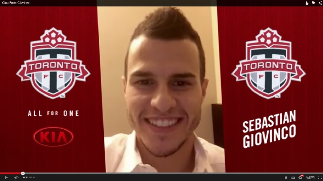 Giovinco al Toronto: il videomessaggio Giovinco al Toronto: il videomessaggio