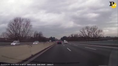 Auto contromano in autostrada