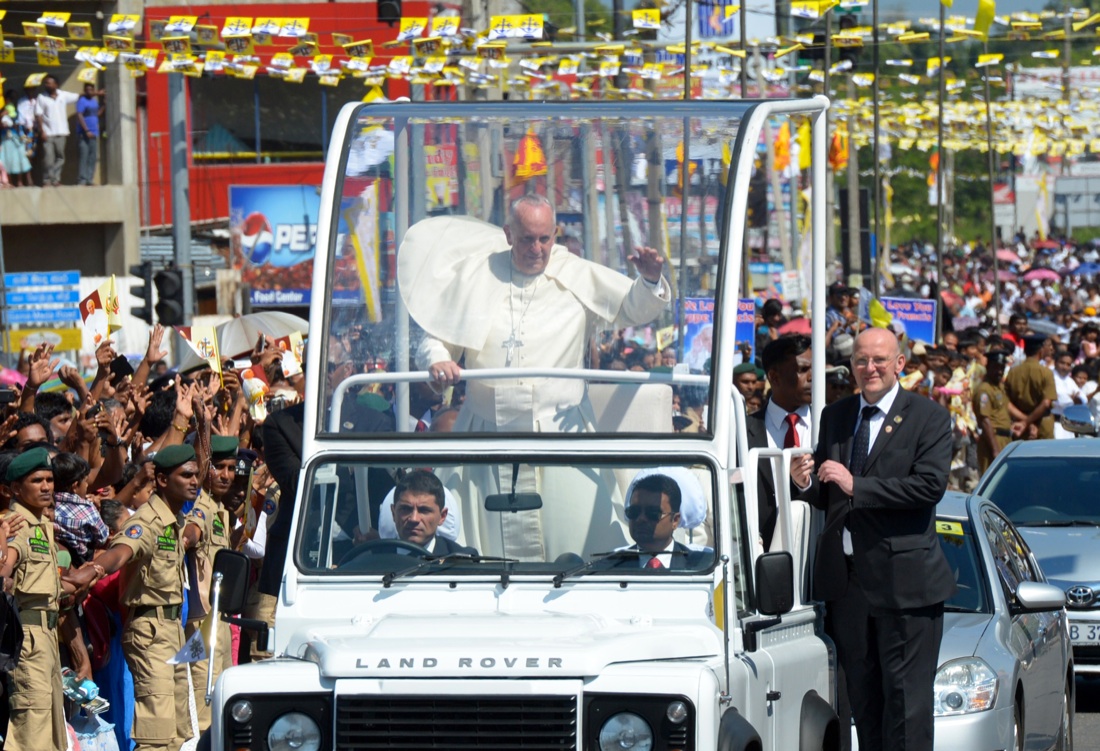 Papa Francesco nello Sri Lanka – Le foto